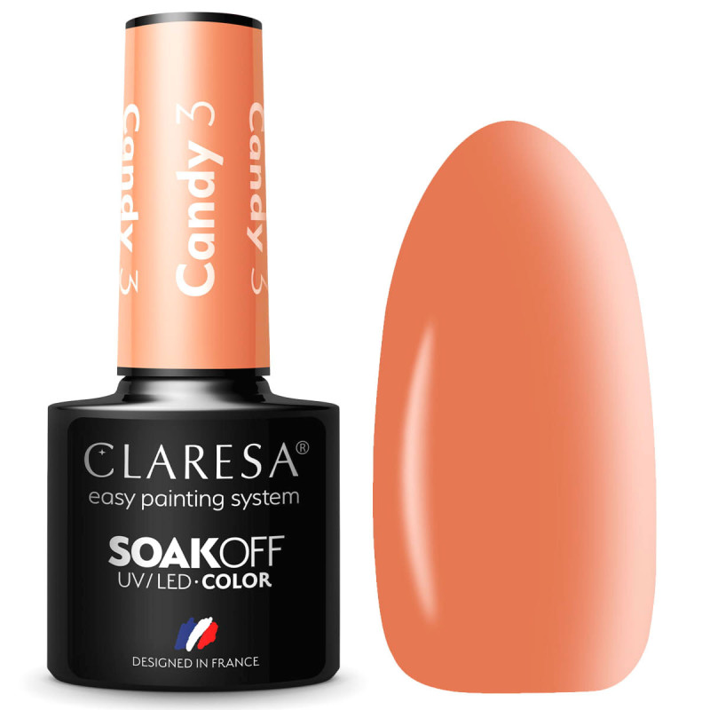 Цветной гель-лак Claresa Candy № 3, 5 ml