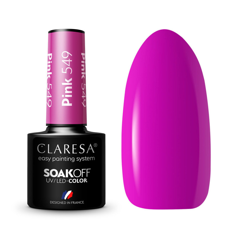 Gel polish - Claresa PINK No. 549 – 5 ml