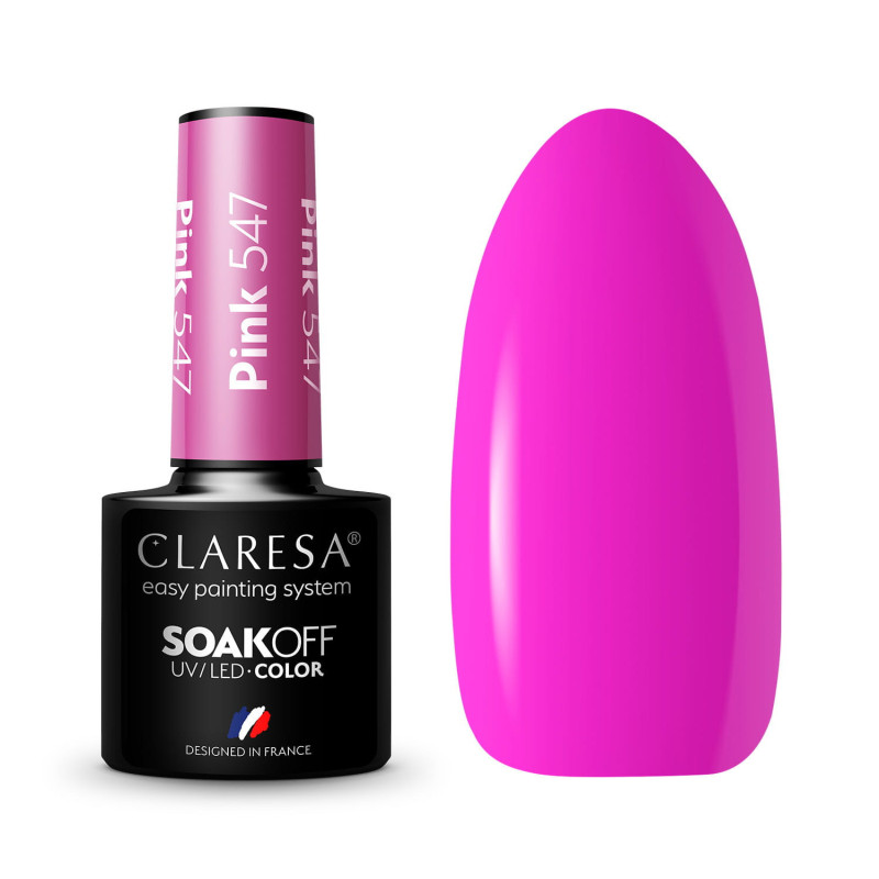 Geelilakka - Claresa PINK № 547, 5 ml