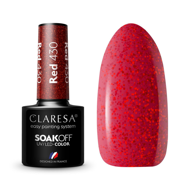 Geelilakka - Claresa RED № 430, 5 ml