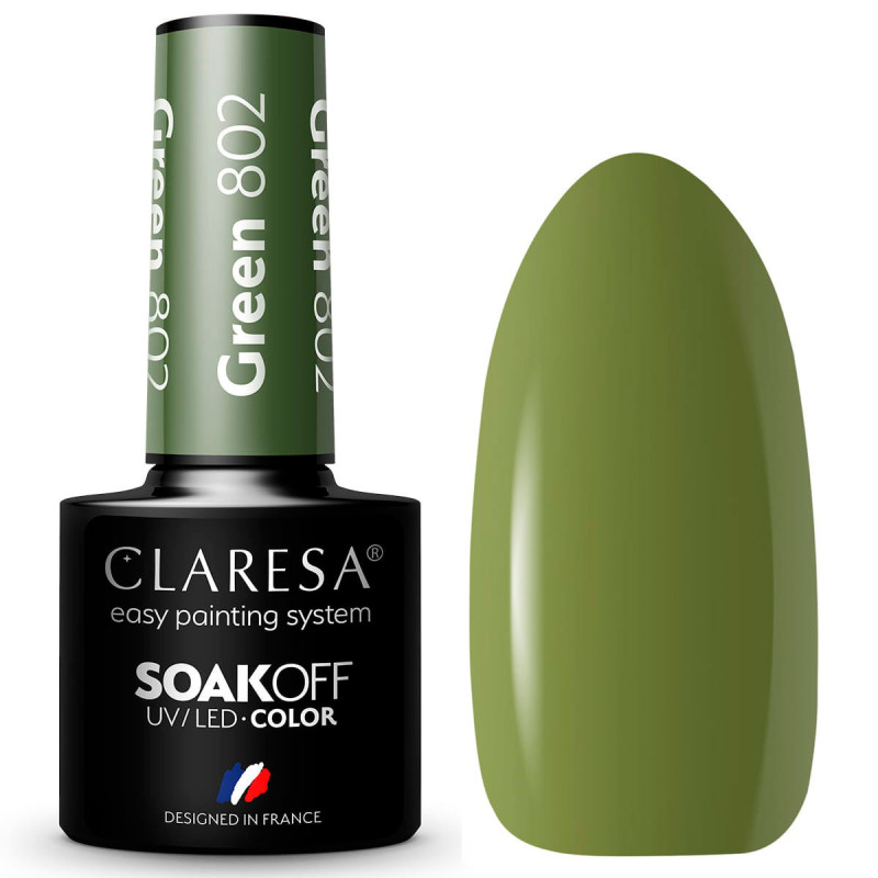 Gel polish – Claresa Green № 802 – 5 ml