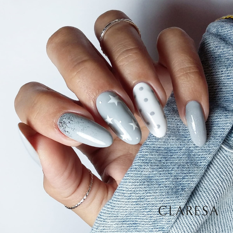 Цветной гель-лак Claresa Gray № 203, 5 ml
