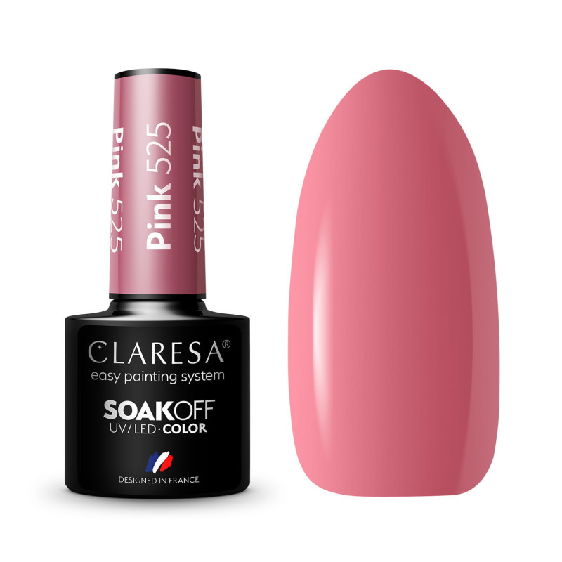 Geelilakka - Claresa PINK № 525, 5 ml