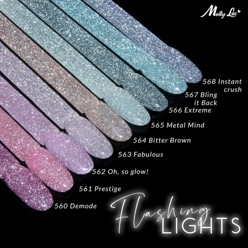 MollyLac Flashing Lights Prestige 8 ml Nr 561