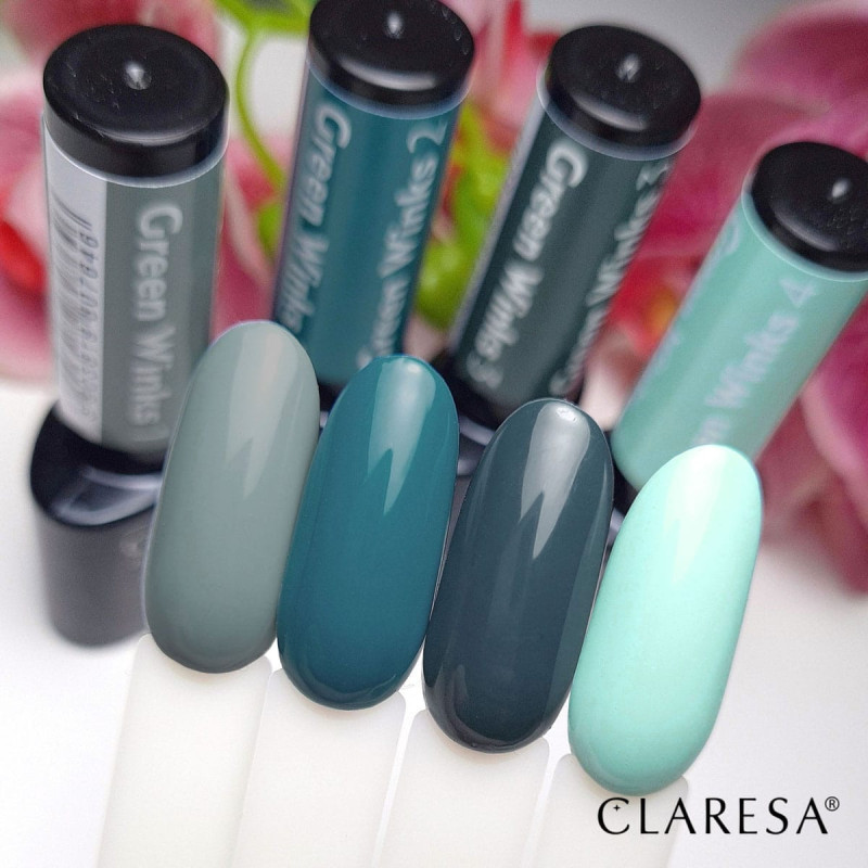 Цветной гель-лак Claresa GREEN WINKS № 4, 5 ml