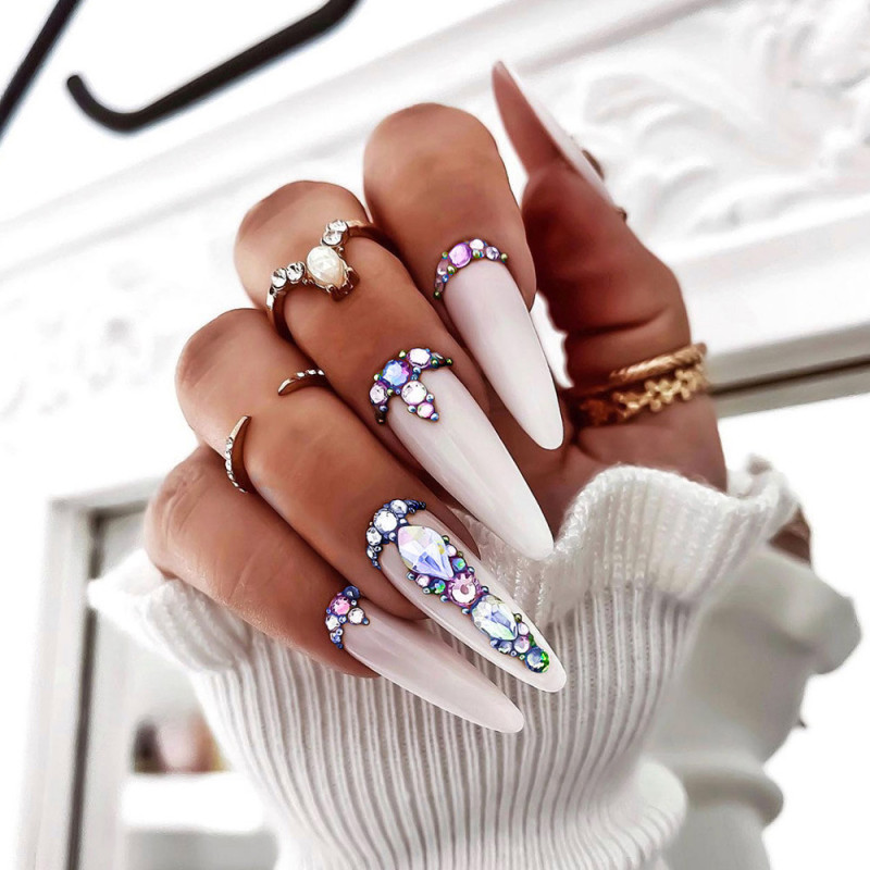 Nail crystals 3D 20 pcs Nr 1